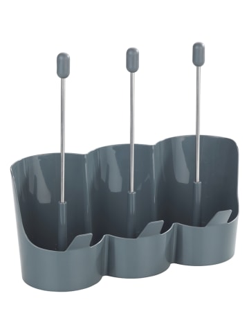 Wenko Flessenhouder "Filia" grijs - (B)29 x (H)27 x (D)12,5 cm