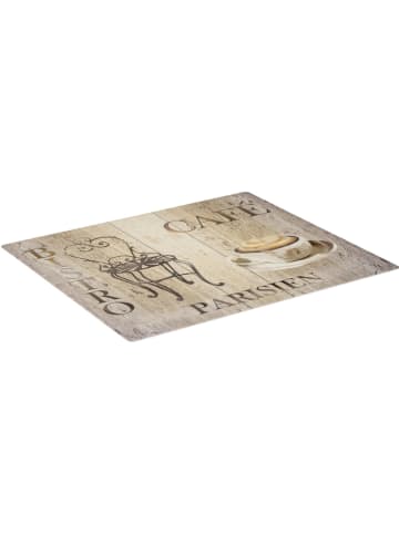 Wenko Herdabdeckmatte in Beige - (L)52 x (B)60 cm