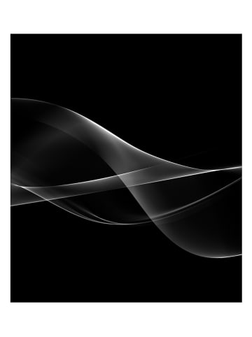 Wenko Spritzschutzwand in Schwarz - (L)70 x (B)60 cm