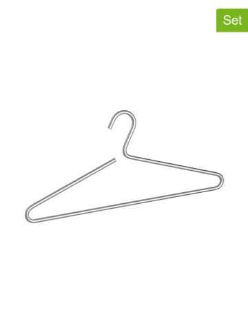 Wenko 5er-Set: Kleiderbügel in Silber