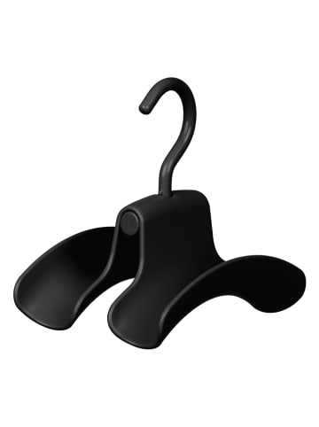 Wenko 3er-Set: Handtaschenhalter "Herkules" in Schwarz - (B)9 x (H)12,5 x (T)14 cm