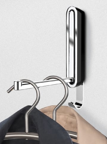 Wenko Klapphaken in Silber - (B)2,5 x (H)18,5 x (T)2,5 cm