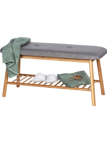 Wenko Ławka "Bahari" w kolorze jasnobrązowym na buty - 90 x 45 x 34 cm