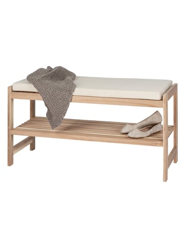 Wenko Schuhbank "Acina" in Natur - (B)90 x (H)45 x (T)34 cm