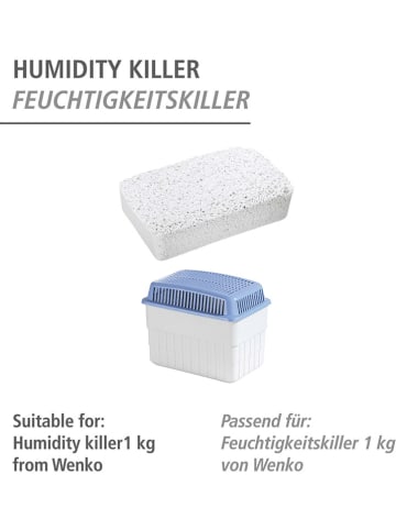 Wenko 3-delige set: luchtontvochtiger navulverpakkingen "Lavendel", 3x 1 kg