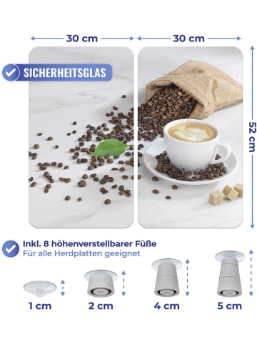 Wenko 2er-Set: Abdeckplatten in Grau - (L)53 x (B)30 cm