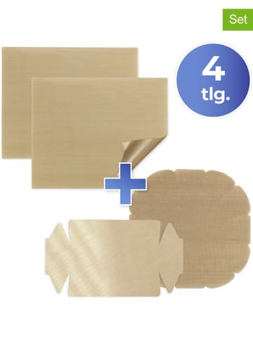 Wenko 4-delige set: bakpapiervellen lichtbruin