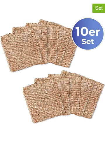 Wenko Gąbki miedziane (10 szt.) w kolorze jasnobrązowym - 16 x 13 cm