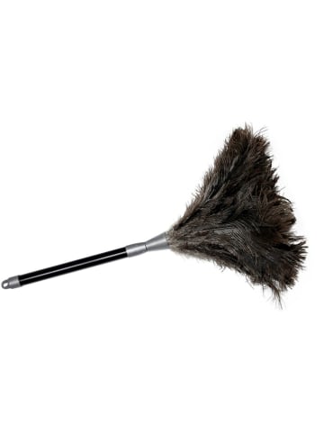 Wenko Straußenfederstaubwedel in Schwarz - (H)81 x Ø 20 cm