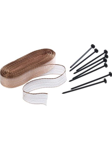 Wenko 2-częściowy zestaw stoperów w kolorze brązowym na ślimaki - dł. 160 cm