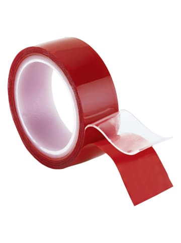 Maximex Dubbelzijdig plakband rood - (L)150 x (B)2 cm