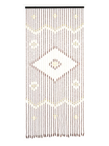 Maximex Türvorhang "Rhombus" in Hellbraun - (L)200 x (B)90 cm