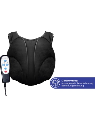 Maximex Rücken- & Nackenmassager in Schwarz - (L)35 x (B)23,5 cm