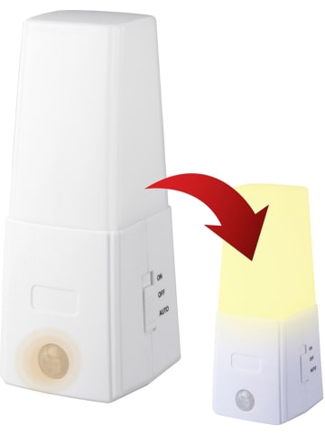 Wenko Lednachtlampje wit - (H)12,5 cm