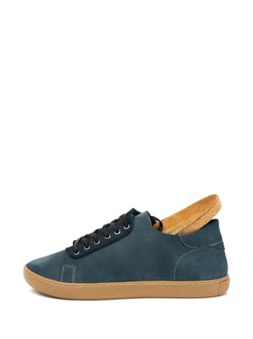Comfortfusse Leren sneakers donkerblauw