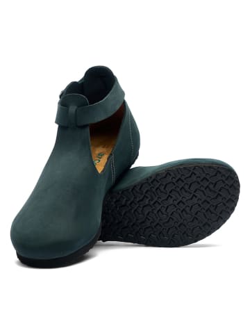 Comfortfusse Leren ballerina's donkerblauw