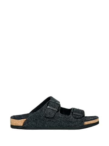 Comfortfusse Slippers donkergrijs