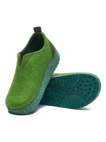 Comfortfusse Pantoffels groen