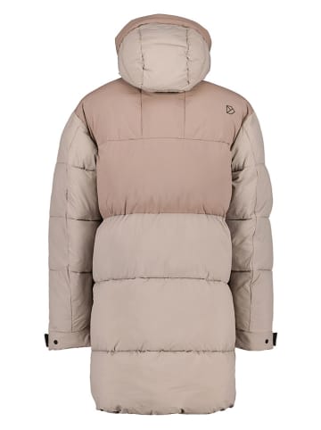 Didriksons Doorgestikte mantel "Hilmer" beige