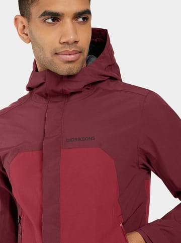 Didriksons Functionele jas "Grit" bordeaux/rood