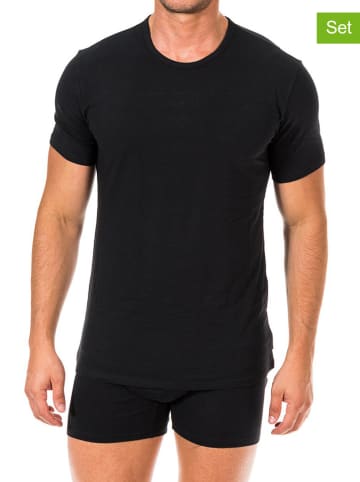 Calvin Klein 2er-Set: Shirts in Schwarz