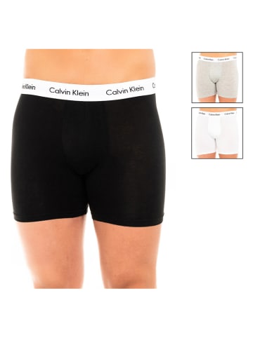 Calvin Klein 3er-Set: Boxershorts in Grau/ Schwarz/ Weiß