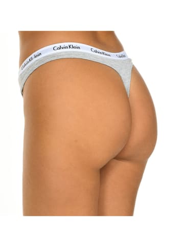 Calvin Klein 3er-Set: Strings in Schwarz/ Weiß/ Grau