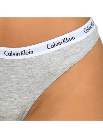 Calvin Klein 3er-Set: Strings in Schwarz/ Weiß/ Grau