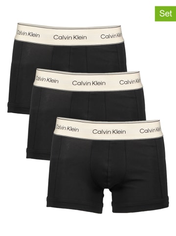 Calvin Klein 3er-Set: Boxershorts in Schwarz