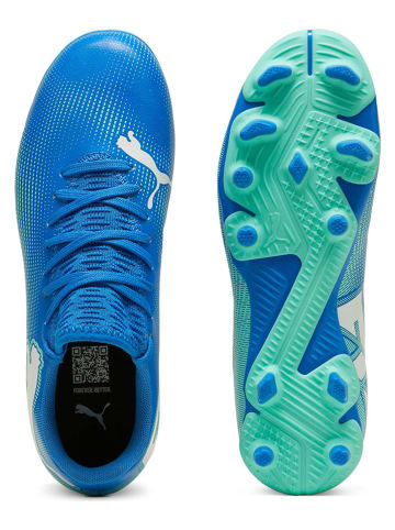 Puma Nocken-Fußballschuhe "Future 7 Play" in Blau/ Mint