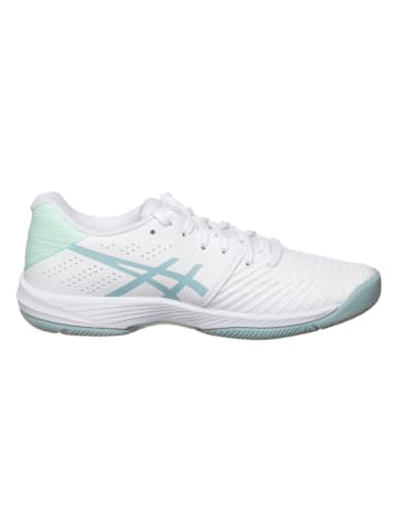asics Tennisschoenen "Solution Swift FF" wit/lichtblauw