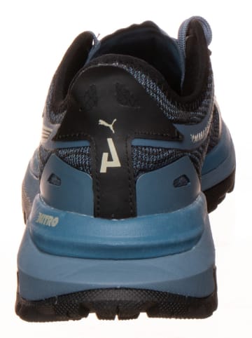Puma Laufschuhe "Voyage Nitro 2" in Blau/ Schwarz