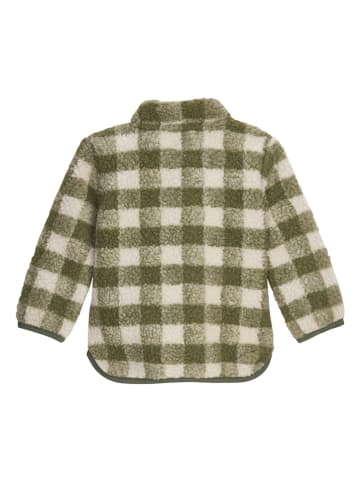 Killtec Fleecejacke "Fiow" in Creme/ Grün