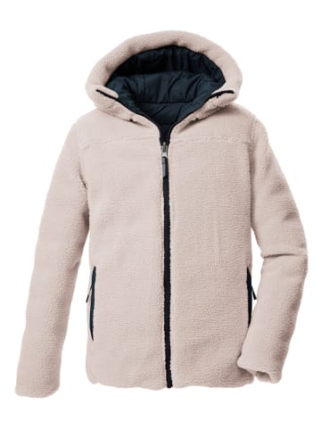 Killtec Wende-Steppjacke "KOW 231" in Dunkelgrün/ Creme