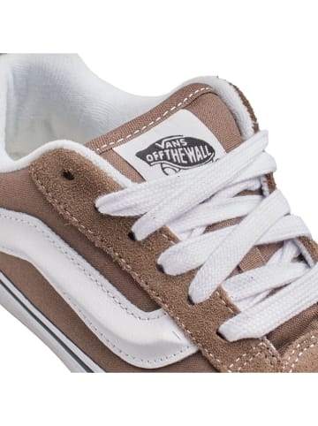 Vans Leder-Sneakers "Knu Skool" in Taupe