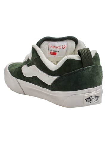 Vans Leder-Sneakers "Knu Skool" in Grün
