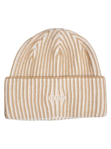 Vans Beanie in Beige/ Weiß