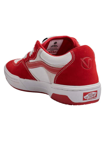 Vans Leder-Sneakers "Rowan 2" in Rot/ Weiß