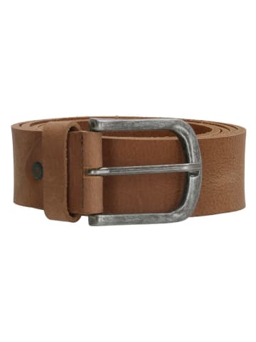 HIDE & STITCHES Leder-Gürtel in Hellbraun