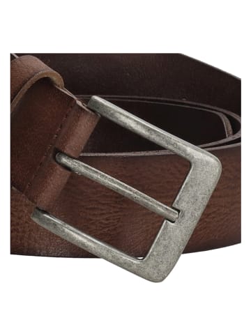 HIDE & STITCHES Leder-Gürtel in Braun