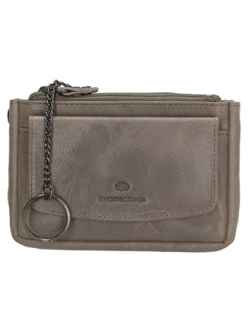 micmacbags Skórzane etui w kolorze szarym na klucze - 13 x 7 x 2 cm