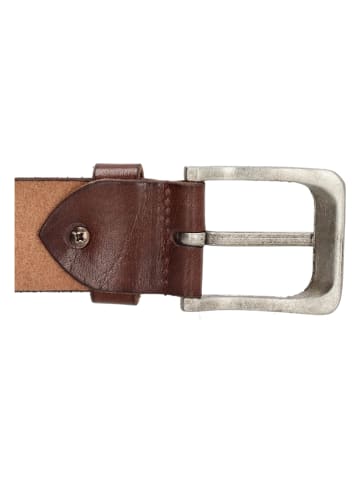 HIDE & STITCHES Leder-Gürtel in Braun