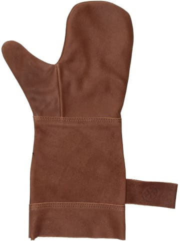 HIDE & STITCHES 4-delige grillset "Barbecue" cognackleurig