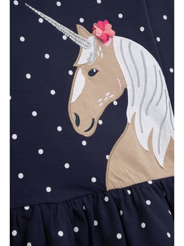 Danamade Sukienka "Feray" w kolorze granatowym