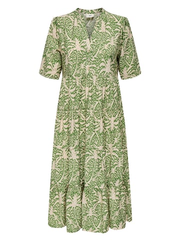 JDY Kleid in Grün/ Beige