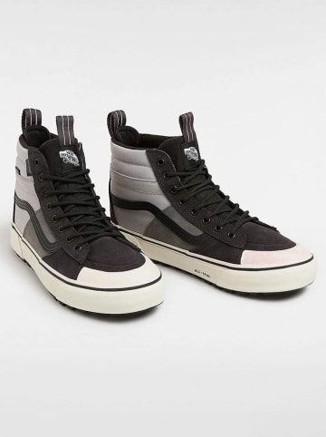 Vans Skórzane sneakersy "Sk8-Hi" w kolorze czarno-szarym