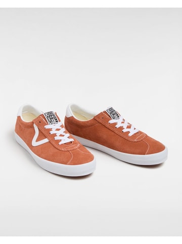 Vans Leder-Sneakers in Cognac