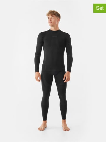 Viking 2tlg. Thermowäsche-Set "Eiger" in Schwarz