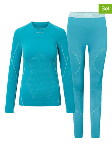 Viking 2-delige thermo-ondergoedset "Lotta" turquoise
