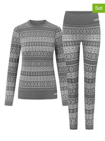Viking 2-delige thermo-ondergoedset "Hera" grijs